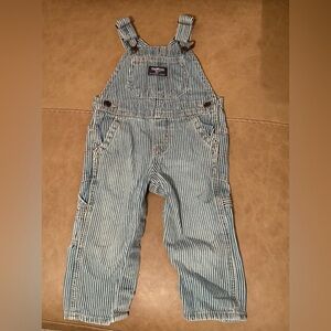OshKosh B'gosh Classic Blue Pinstripe Overalls